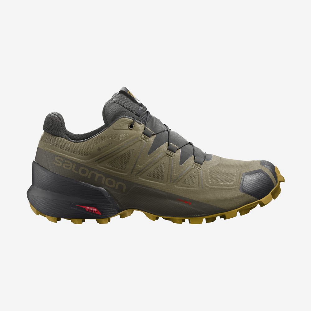 Salomon SPEEDCROSS 5 GORE-TEX Zapatillas Trail Running Hombre - Marrones - Colombia (30619-LPYS)